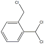 1-(chloromethyl)-2-(dichloromethyl)benzene Structure