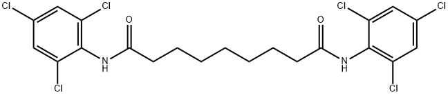 N,N'-bis(2,4,6-trichlorophenyl)nonanediamide Structure