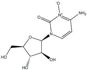 2(1H)-Pyrimidinone,4-amino-1-b-D-arabinofuranosyl-, 3-oxide Structure