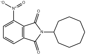 2-Cyclooctyl-4-nitro-isoindole-1,3-dione Structure