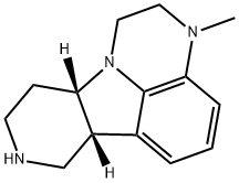 (6bR,10aS)-3-Methyl-2,3,6b,7,8,9,10,10a-octahydro-1H-pyrido[3',4':4,5]pyrrolo[1,2,3-de]quinoxaline 구조식 이미지