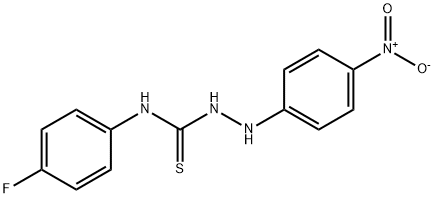 N-(4-fluorophenyl)-2-(4-nitrophenyl)hydrazinecarbothioamide Structure