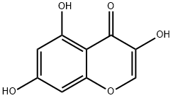 3,5,7-Trihydroxychromone 구조식 이미지