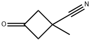 1-methyl-3-oxocyclobutane-1-carbonitrile Structure