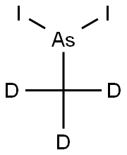 diiodo(trideuteriomethyl)arsane Structure