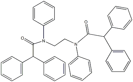 N,N'-1,2-ethanediylbis(N,2,2-triphenylacetamide) 구조식 이미지