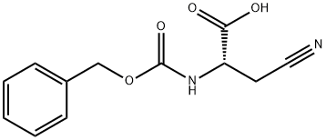 L-Alanine, 3-cyano-N-[(phenylmethoxy)carbonyl]- Structure