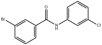 Benzamide, 3-bromo-N-(3-chlorophenyl)- Structure