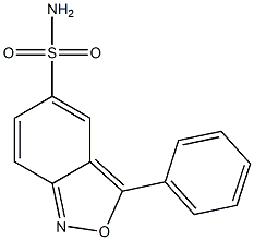 3-phenyl-2,1-benzoxazole-5-sulfonamide Structure
