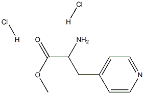 b-(4-Pyridyl)-DL-Alanine methyl ester dihydrochloride 구조식 이미지