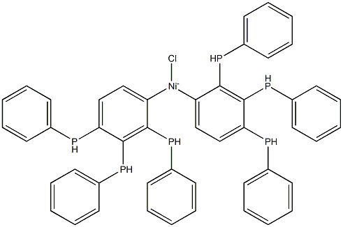 Chlorobis(triphenylphosphino)phenylnickel(II) 구조식 이미지