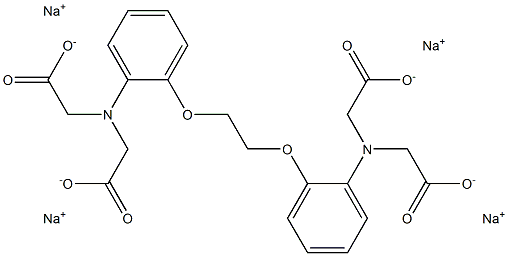 1,2-Bis(2-aminophenoxy)-ethane-N,N,N',N'-tetraacetic acid tetrasodium salt, 95% Structure