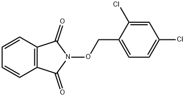 2-(2,4-dichlorobenzyloxy)isoindole-1,3-dione 구조식 이미지