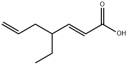 (2E)-4-Ethylhepta-2,6-dienoic acid Structure