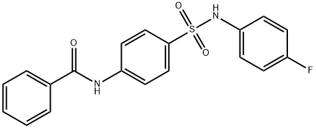 N-(4-{[(4-fluorophenyl)amino]sulfonyl}phenyl)benzamide Structure