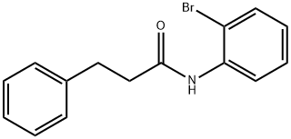 Benzenepropanamide, N-(2-bromophenyl)- 구조식 이미지