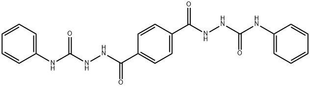 2,2'-[1,4-phenylenedi(carbonyl)]bis(N-phenylhydrazinecarboxamide) Structure