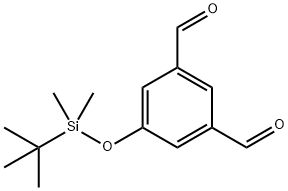 5-(tert-butyldimethylsilyloxy) isophthalaldehyde Structure