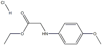 RS-4-methoxyphenylglycine ethyl ester hydrochloride 구조식 이미지