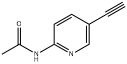 N-(5-Ethynylpyridin-2-yl)acetamide 구조식 이미지