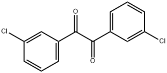 1,2-bis(3-chlorophenyl)ethane-1,2-dione 구조식 이미지