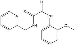 N'-(2-methoxyphenyl)-N-(pyridin-2-ylmethyl)oxamide Structure