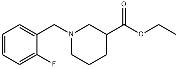 ethyl 1-(2-fluorobenzyl)piperidine-3-carboxylate Structure