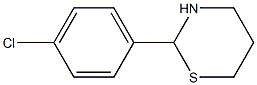 2H-1,3-Thiazine,2-(4-chlorophenyl)tetrahydro- Structure