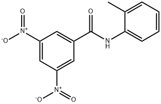 N-(2-Methylphenyl)-3,5-dinitrobenzamide, 97% Structure