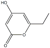 2H-Pyran-2-one, 6-ethyl-4-hydroxy- 구조식 이미지