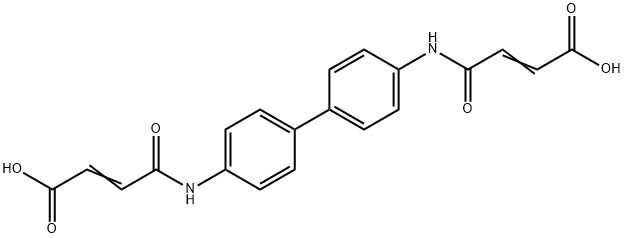 4,4'-(4,4'-Biphenyldiyldiimino)Bis(4-Oxo-2-Butenoic Acid) Structure