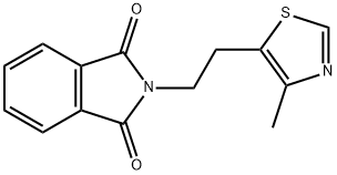 2-(2-(4-methylthiazol-5-yl)ethyl)isoindoline-1,3-dione 구조식 이미지