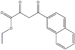 a,g-Dioxo-2-naphthalenebutanoic acid ethyl ester Structure