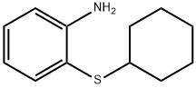 2-(Cyclohexylthio)benzenamine Structure