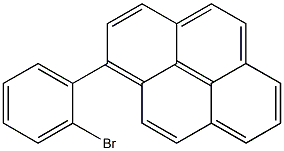 1-(2-bromophenyl)pyrene 구조식 이미지