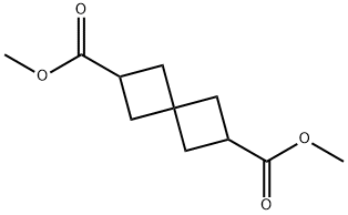 Spiro[3.3]heptane-2,6-dicarboxylic acid, 2,6-dimethyl ester Structure