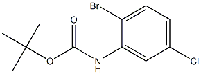 tert-butyl (2-bromo-5-chlorophenyl)carbamate Structure