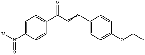(2E)-3-(4-ethoxyphenyl)-1-(4-nitrophenyl)prop-2-en-1-one 구조식 이미지