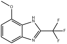 4-Methoxy-2-trifluoromethyl-1H-benzoimidazole Structure