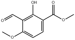 3-formyl-2-hydroxy-4-methoxy-benzoic acid methyl ester Structure