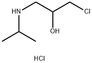1-chloro-3-(propan-2-ylamino)propan-2-ol,hydrochloride Structure