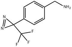 (4-(3-(trifluoromethyl)-3H-diazirin-3-yl)phenyl)methanamine Structure