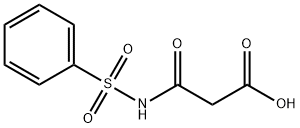 3-Oxo-3-(phenylsulfonamido)propionic Acid 구조식 이미지