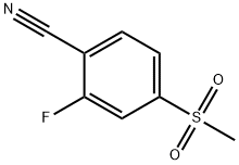 2-fluoro-4-(methylsulfonyl)benzonitrile 구조식 이미지