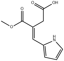 (E)-3-(methoxycarbonyl)-4-(1H-pyrrol-2-yl)but-3-enoic acid 구조식 이미지