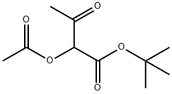 TERT-BUTYL 2-ACETOXYACETOACETATE Structure