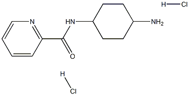 N-[(1R*,4R*)-4-Aminocyclohexyl]picolinamide dihydrochloride 구조식 이미지