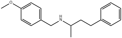N-(4-methoxybenzyl)-N-(1-methyl-3-phenylpropyl)amine 구조식 이미지