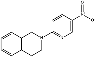 2-(5-Nitropyridin-2-yl)-1,2,3,4-tetrahydroisoquinoline Structure
