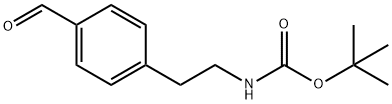 tert-Butyl 4-formylphenethylcarbamate 구조식 이미지